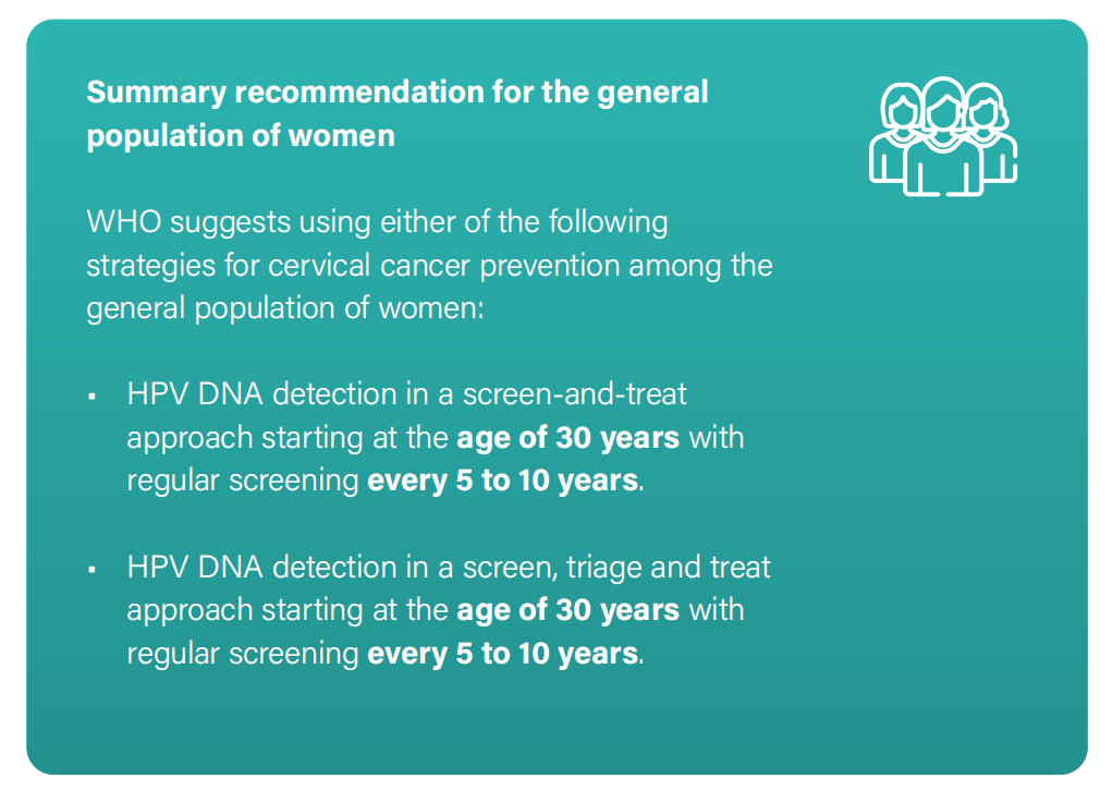 WHO发布宫颈癌防治新版指南，「推荐HPV-DNA 检测为宫颈癌首选筛查方法」